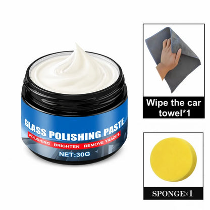 🔥50% OFF🔥 Car Glass Oil Film Remover – Eliminates Glare & Wiper Smears, Repels Rain, Works on All Glass – Sponge Included! 🚗