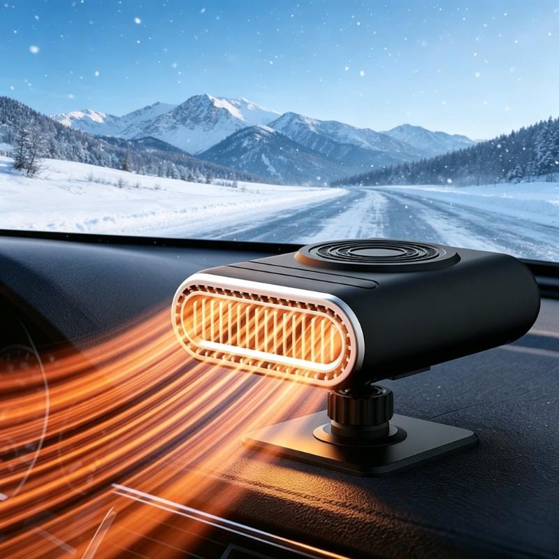 ❄️ Tired Of Freezing In Your Car? 🚗 – 12v Portable Car Heater With Fast Heating & Windshield Defrosting