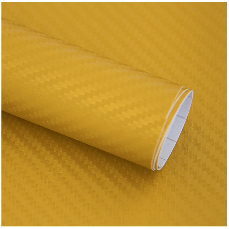 🚗 3D/6D Carbon Fiber Interior Trim Film – Self-Adhesive Car Wrap