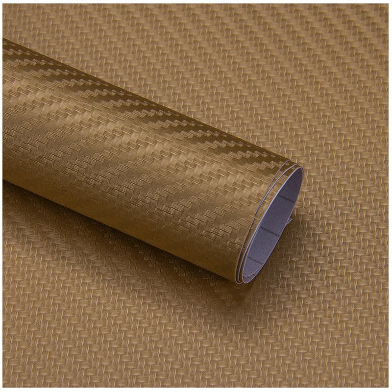 🚗 3D/6D Carbon Fiber Interior Trim Film – Self-Adhesive Car Wrap