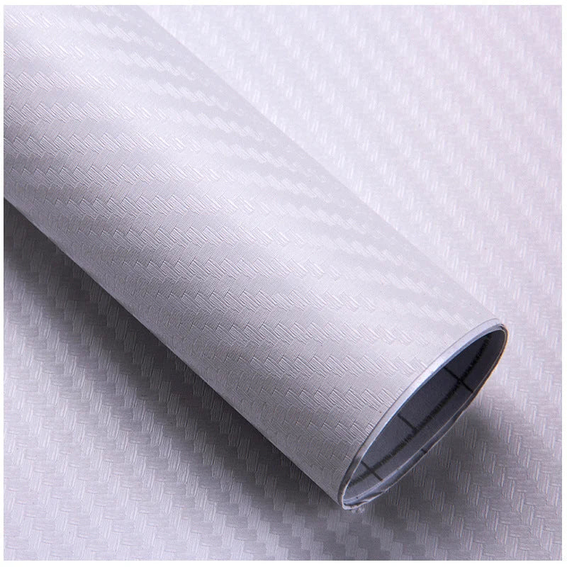 🚗 3D/6D Carbon Fiber Interior Trim Film – Self-Adhesive Car Wrap