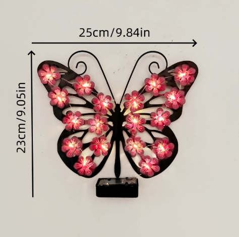 Solar Butterfly Garden Light