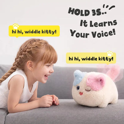 Interactive Fluffy Cat Plush Toy