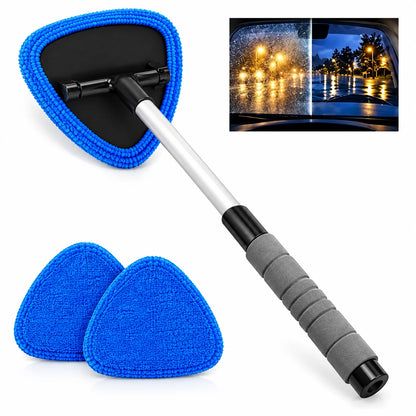 Dual Magnetic Car Window Cleaner | Streak-Free Cleaning Kit for Car Glass