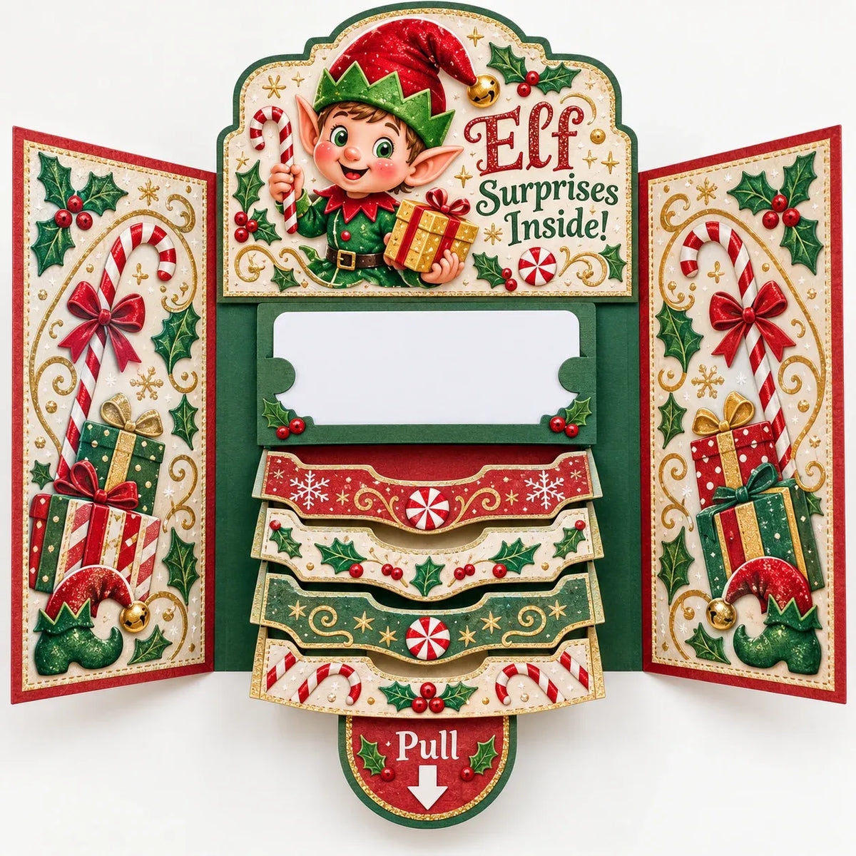 ⏰2026 New 🎅💳 Waterfall Christmas Gift Card Booklet ✨