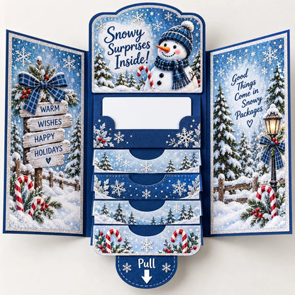 ⏰2026 New 🎅💳 Waterfall Christmas Gift Card Booklet ✨