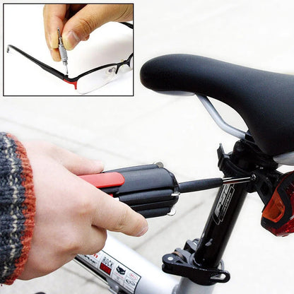 📢📢40% OFF !! ⏰ 8-in-1 Folding Screwdriver – Built-In LED Work Light & Flashlight