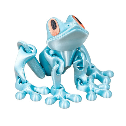 🐸✨ 3D Printed Magnetic Frog – Colorful Fridge Magnet & Whimsical Desk Decor