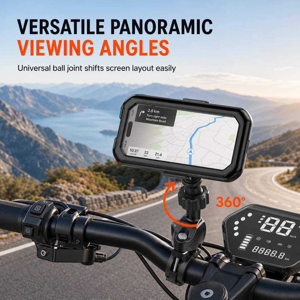 📢📢LIMITED-TIME 50% OFF⏰Waterproof Bike & Motorcycle Phone Holder – IPX6