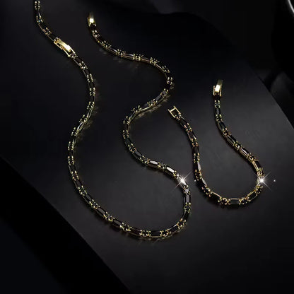 🔥 LIMITED-TIME 50% OFF 💎Cubic Zircon Men's Jewelry Set – Bold Street Luxe Style for Guys ✨