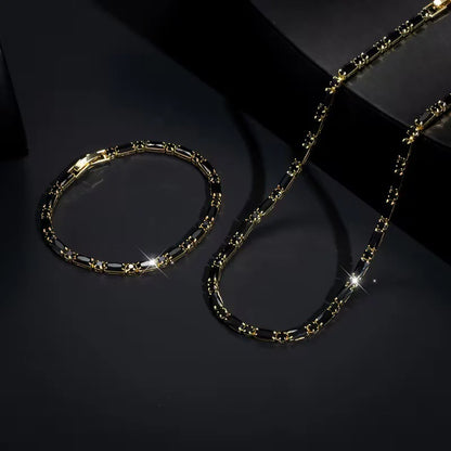 🔥 LIMITED-TIME 50% OFF 💎Cubic Zircon Men's Jewelry Set – Bold Street Luxe Style for Guys ✨