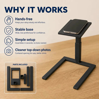 🔥📱 Overhead Phone Camera Stand – Buy 1 Get 1 FREE! 🎁