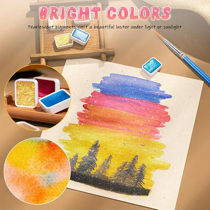 🔥Shifting Watercolor Painting Set 🥳Buy 2 Get 1 Free