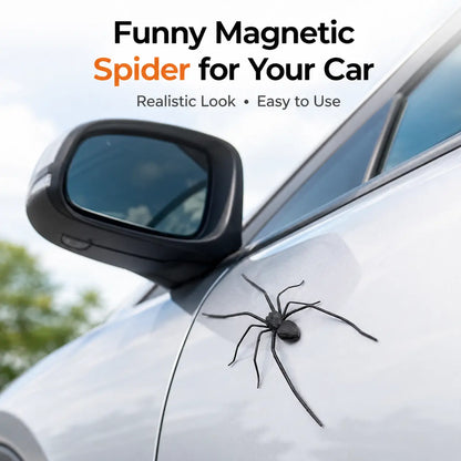 Funny Magnetic Spider Car Decor, Removable Magnet for Cars & Trucks ✅