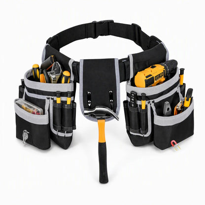 👷 50% OFF! 🛠️ Adjustable Tool Waist Bag – Multi-pocket & hands-free carry ✨