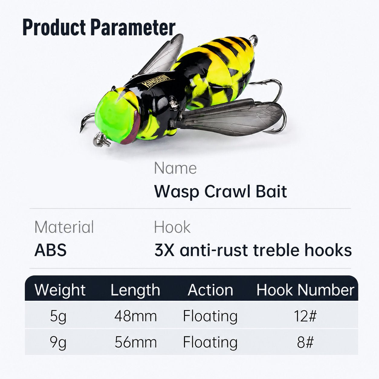 🔥  🐝 Bionic Wasp Topwater Lure That Triggers Explosive Strikes