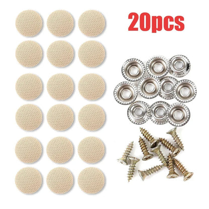 ⏳Time-Limited Special⏰Car Headliner Repair Kit for Fixing Sagging Roof Fabric Auto Interior Ceiling Snap Buttons and Retainer Rivets with Installation Tools