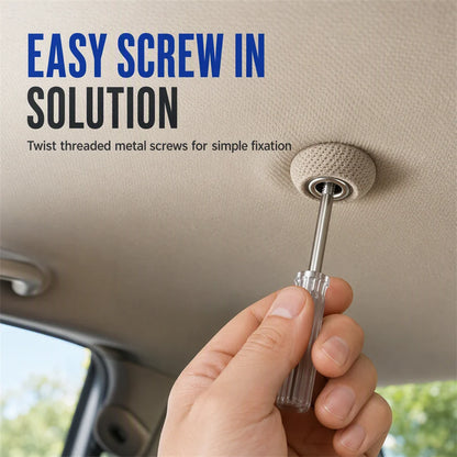 ⏳Time-Limited Special⏰Car Headliner Repair Kit for Fixing Sagging Roof Fabric Auto Interior Ceiling Snap Buttons and Retainer Rivets with Installation Tools