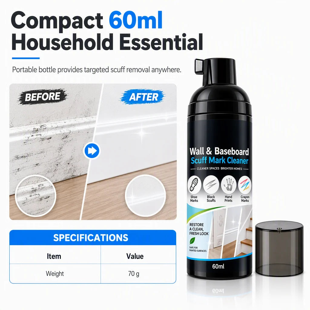 Wall and Baseboard Scuff Mark Cleaner