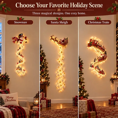 📢Limited-time offer✨ Christmas Magic Trail Wall Light - A Little Christmas Magic, Right on Your Wall