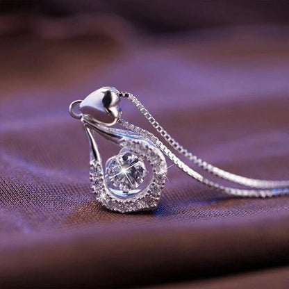 ⏳Time-Limited Special⏰Twinkling Heart Waterdrop Stone Necklace💎
