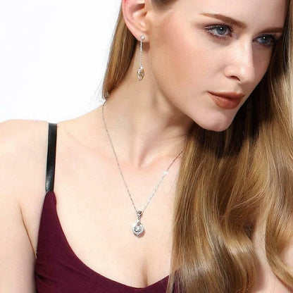 ⏳Time-Limited Special⏰Twinkling Heart Waterdrop Stone Necklace💎