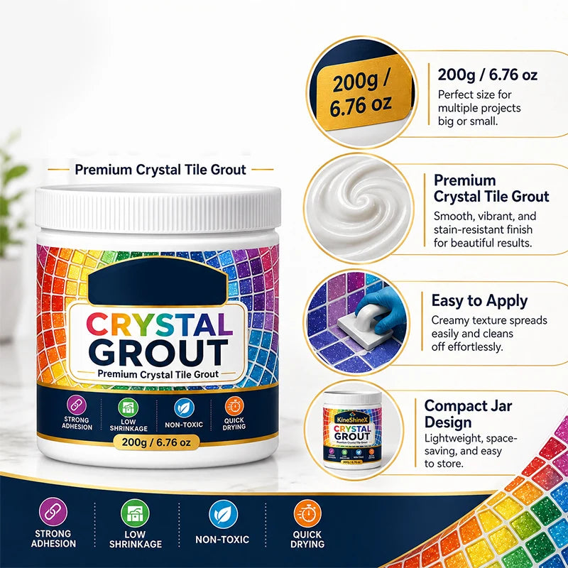 High-Strength Waterproof Crystal Tile Grout