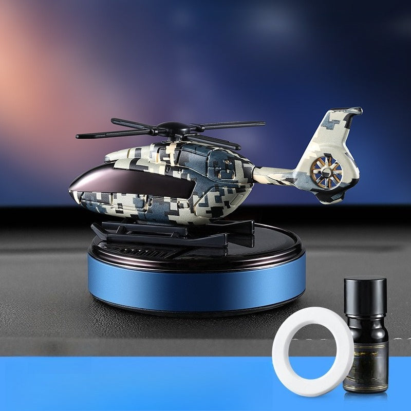 🚗 Solar Rotating Helicopter Car Diffuser – Automatic Spin & Long-Lasting Freshness ✨