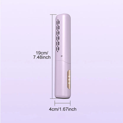 💇‍♀️ Cordless Hair Straightener Comb: 3 Heat Settings, 30s Fast Heat, Auto Shut-Off