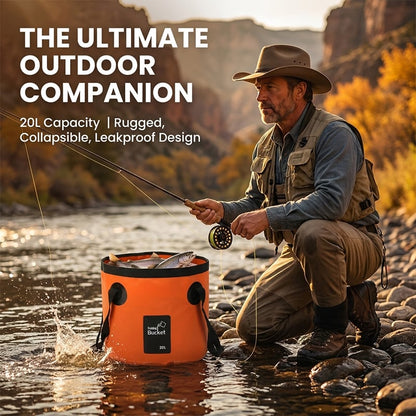 Portable Folding Water Storage Bucket
