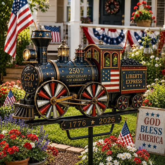 🔥Limited time 49% OFF🔥🚂USA 250 “Liberty Express” Train Garden Wind Spinner