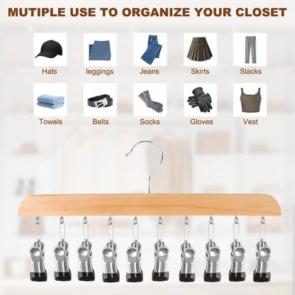 🔥Closet Organizer with 10 Clips - Space Saving Hanging Closet Organizer   🔥🔥 Buy 3, Get 15% Off