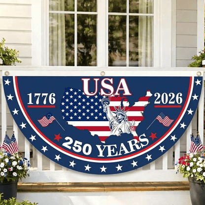 🎇 250th Anniversary USA Fan Flag 🇺🇸 | ✨Buy 1 Get 1 Free