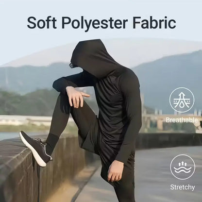 👕🔥 Men's 6-Piece Slim Fit Hoodie Pullover Set