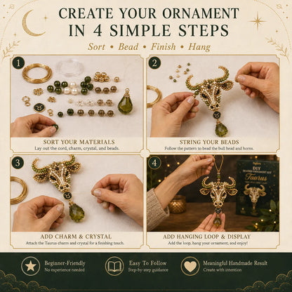 ✨ Zodiac Blessing Beaded Ornament DIY Kit