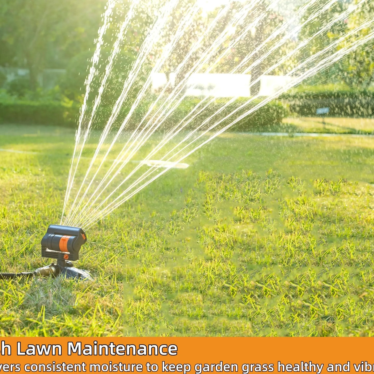 ✨Hot Sale Adjustable Oscillating Sprinkler💧 Large Water Coverage