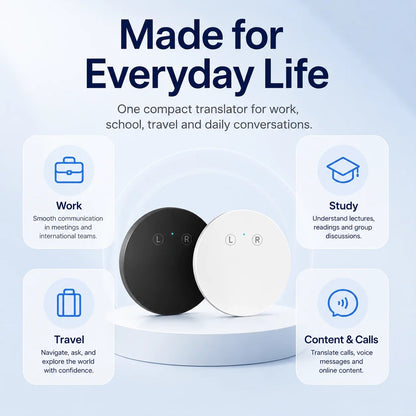 🔥HOT SALE🔥AI Language Translator Device – Real-Time Two-Way Voice Translator with Multi-Language Support