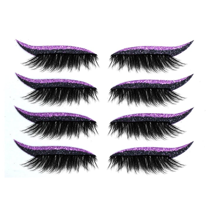 💖REUSABLE SELF-ADHESIVE EYELINER & GLITTER EYELASH STICKERS💖