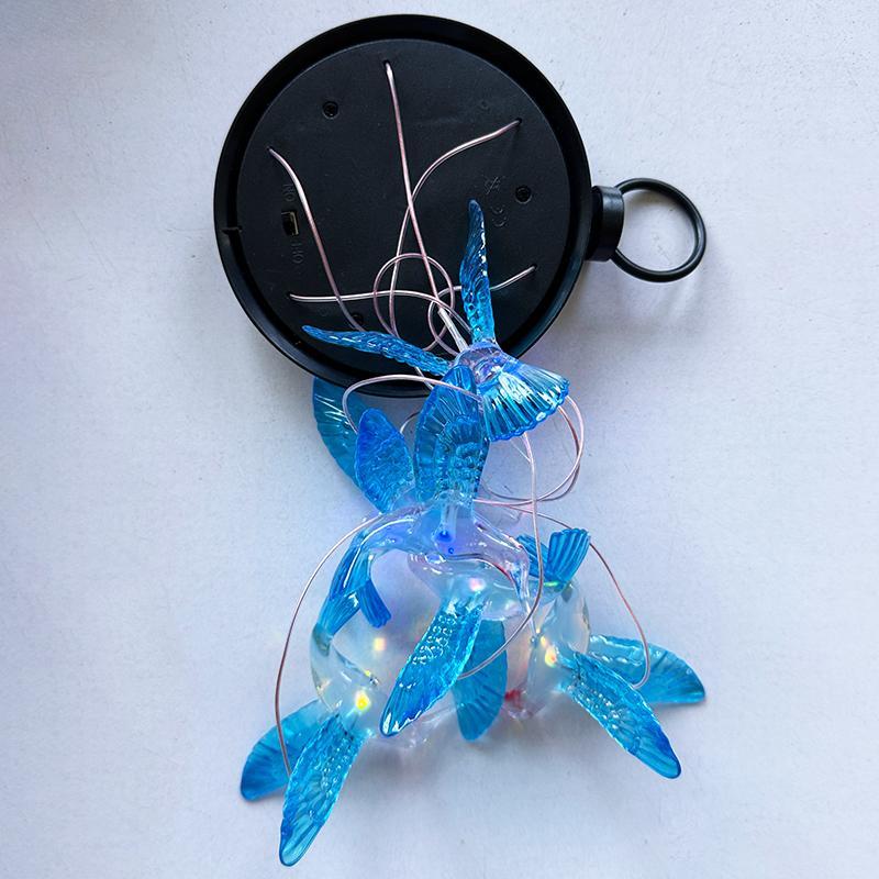 🦋 Enhance Your Garden - ✨Creative Bird Design Solar Wind Chimes🥳BUY 2 GET 10% OFF