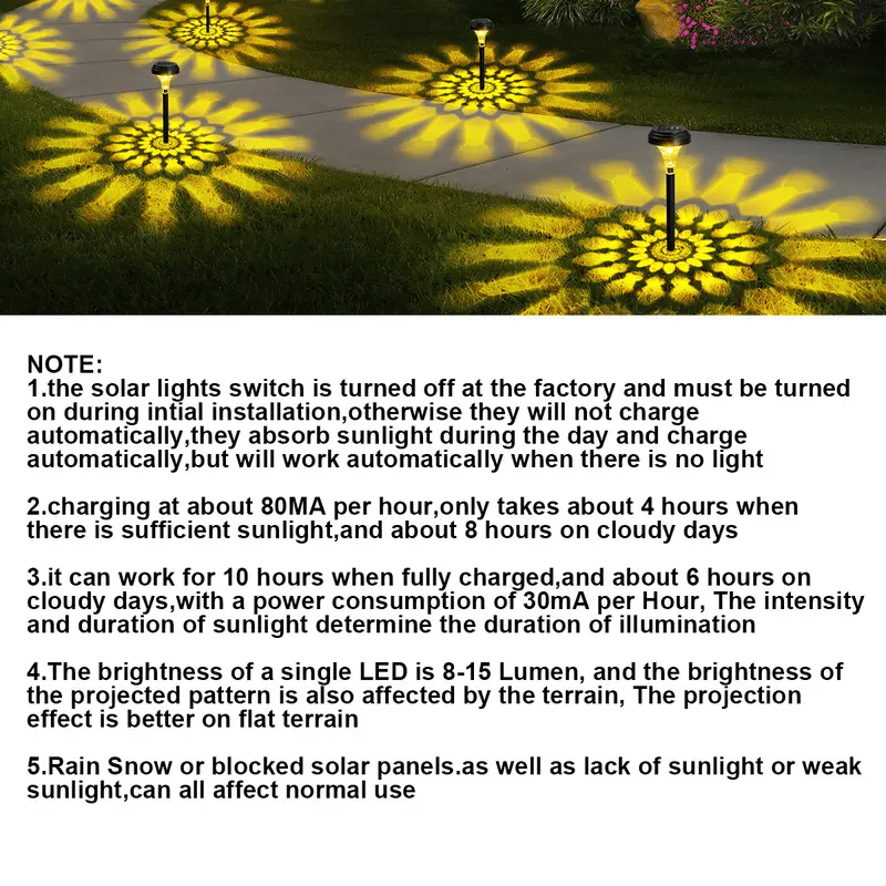 ☀️🔋 Solar Powered Multicolor Outdoor Light – 2 Color Specifications (Warm White / Cool White)🥳BUY 2 GET 10% OFF