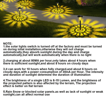 ☀️🔋 Solar Powered Multicolor Outdoor Light – 2 Color Specifications (Warm White / Cool White)🥳BUY 2 GET 10% OFF