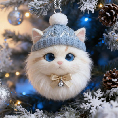🐱❄️ Furry Friends: Winter Cat Ornament Collection