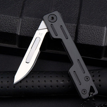 👉 🔪 Stainless Steel EDC Folding Knife + 10 Blades