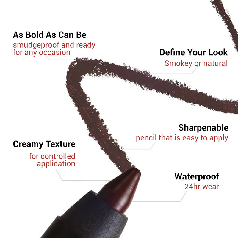 🌟 Best Selling🌟 24-Hour Waterproof Eyeliner — Sharpenable Pencil