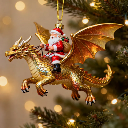 🎄 Santa's Dragon Riders Ornament Collection – A Magical Christmas Keepsake