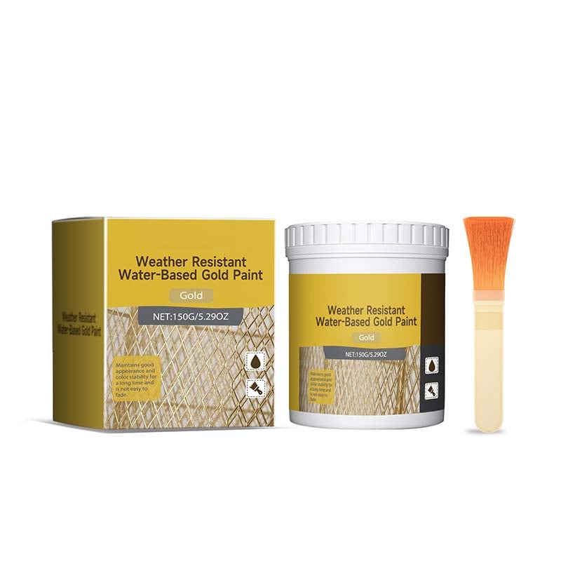 🎨🏡Water-Based Weather-Resistant Gold Paint 🔥Buy 2 Get 1 Free