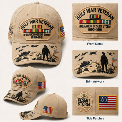US Last Day Promo: 49% OFF 🎖️ - Gulf War Veteran Tribute Cap
