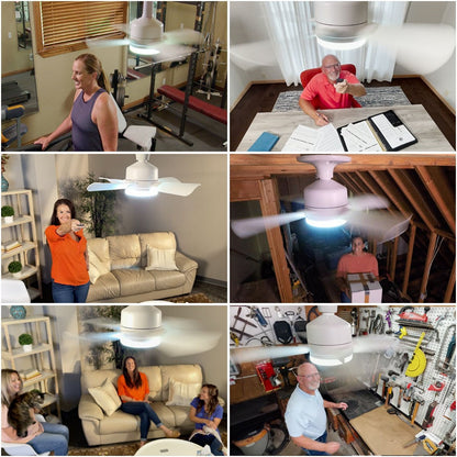 🏆LAST DAY SALE 49% OFF🔥SmartBreez 40W LED Ceiling Fan Light – 20.5” Ultra-Quiet with Remote 🎯 | E27 + FREE B22 Adapter 🔌 | For Bedroom 😴, Kitchen 👩‍🍳 & Garage 🛠️ – UK Ready! 🇬🇧