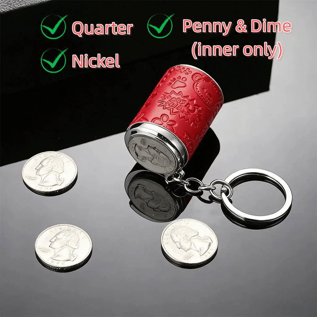 Hot Selling Mini Coin Storage Keychain 🔥