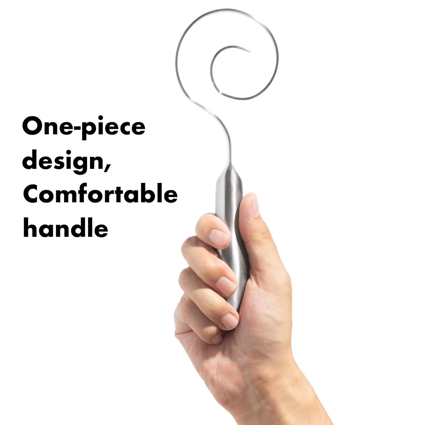 🔥Seamless Dough Whisk,  9" Bread Whisk for Cooking🥳Buy More Save More🥰